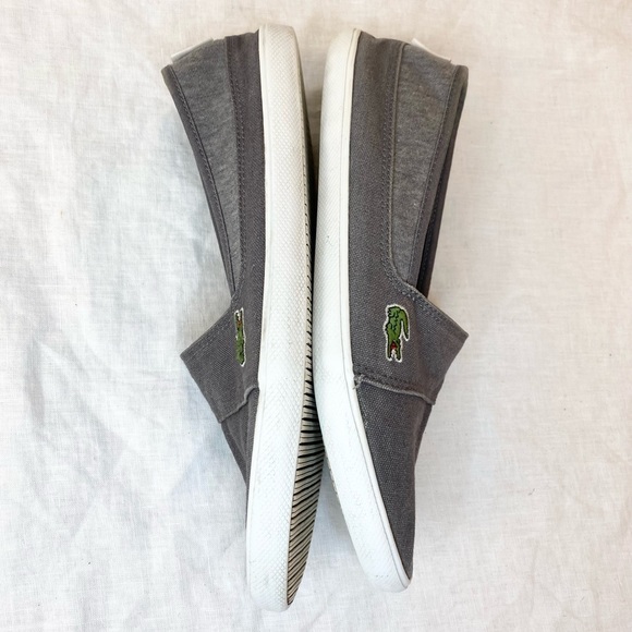 Lacoste Men's Marice Canvas Slip-ons - Picture 9 of 13
